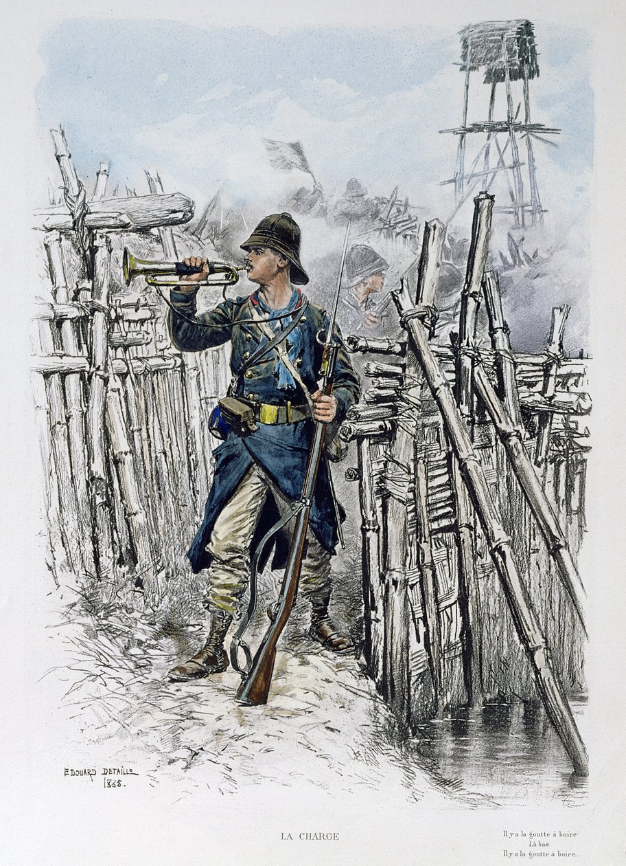 Szarża, 1885 autorstwa Jean Baptiste Edouard Detaille