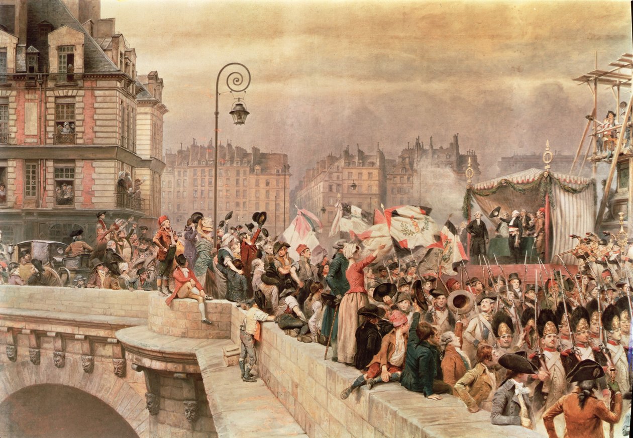 Odejście ochotników 1792 (wc na papierze 1907) autorstwa Jean Baptiste Edouard Detaille