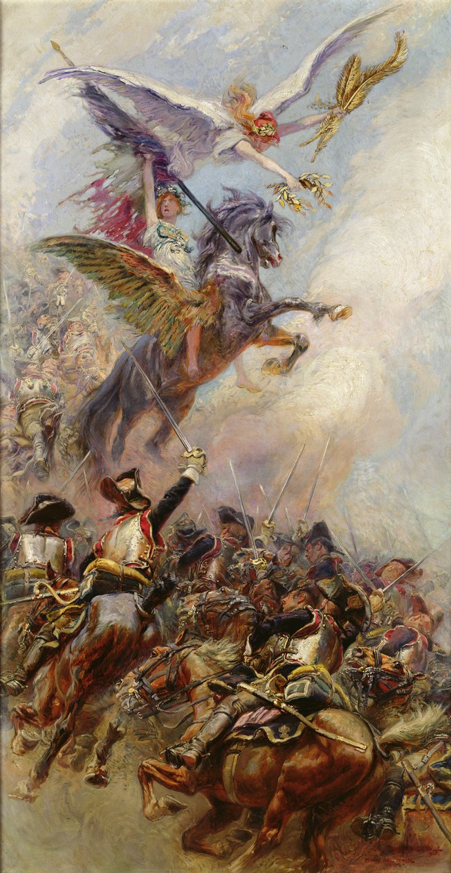 Zwycięstwo, 1905 r. autorstwa Jean Baptiste Edouard Detaille