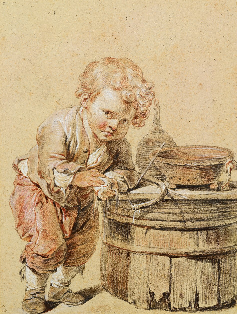 Chłopiec z rozbitym jajkiem 1756 autorstwa Jean Baptiste Greuze