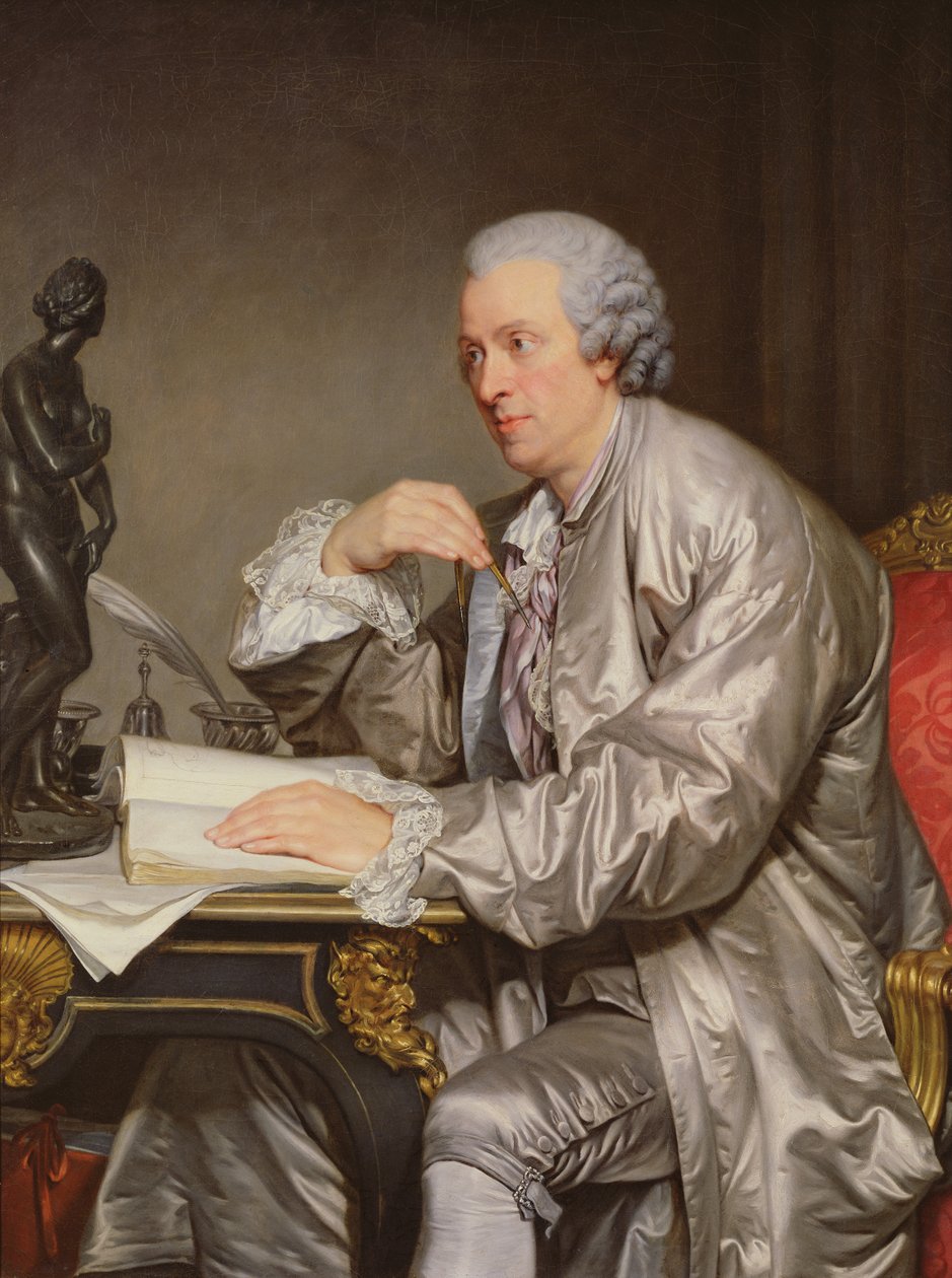 Portret Claude-Henri Watelet (1718-86) 1763-65 autorstwa Jean Baptiste Greuze