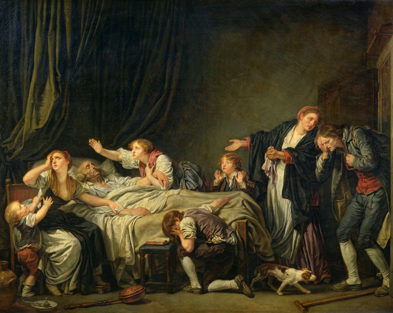Ukarany syn, 1778 autorstwa Jean Baptiste Greuze