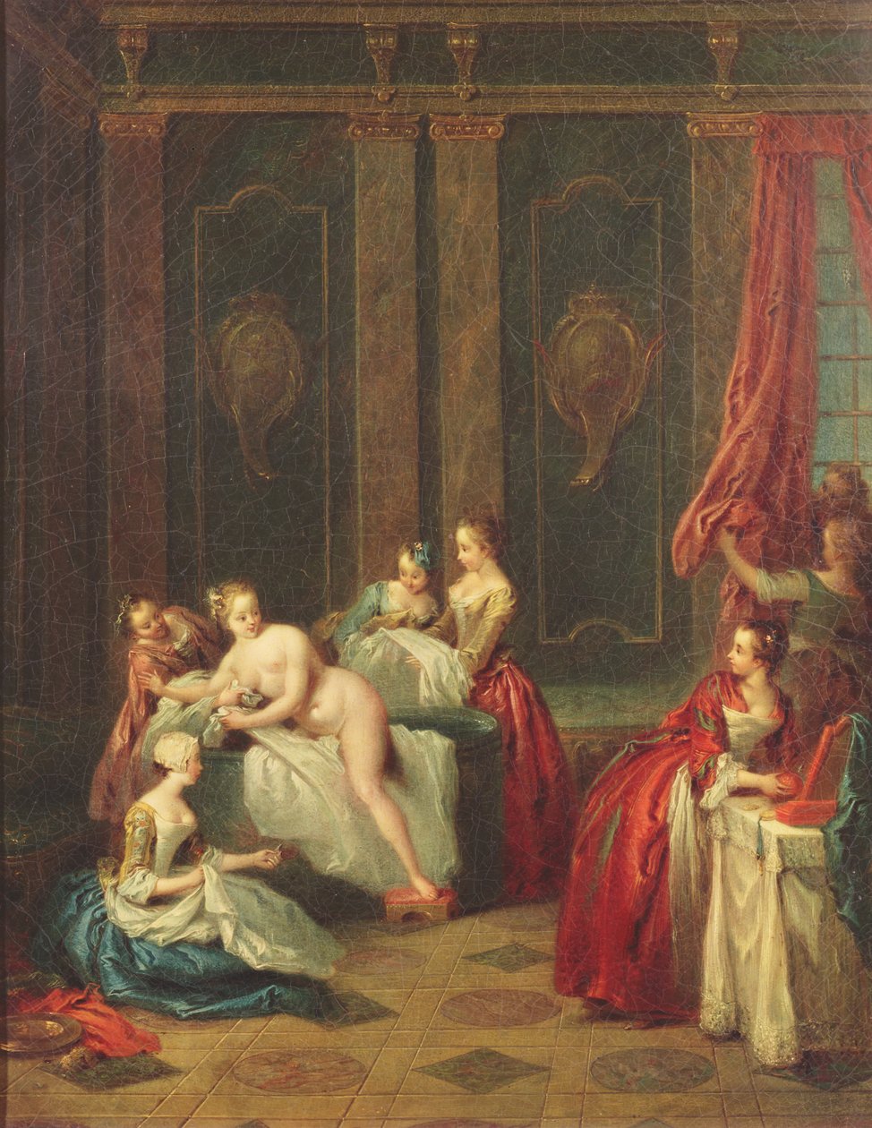 Wnętrze łazienki autorstwa Jean Baptiste Joseph Pater