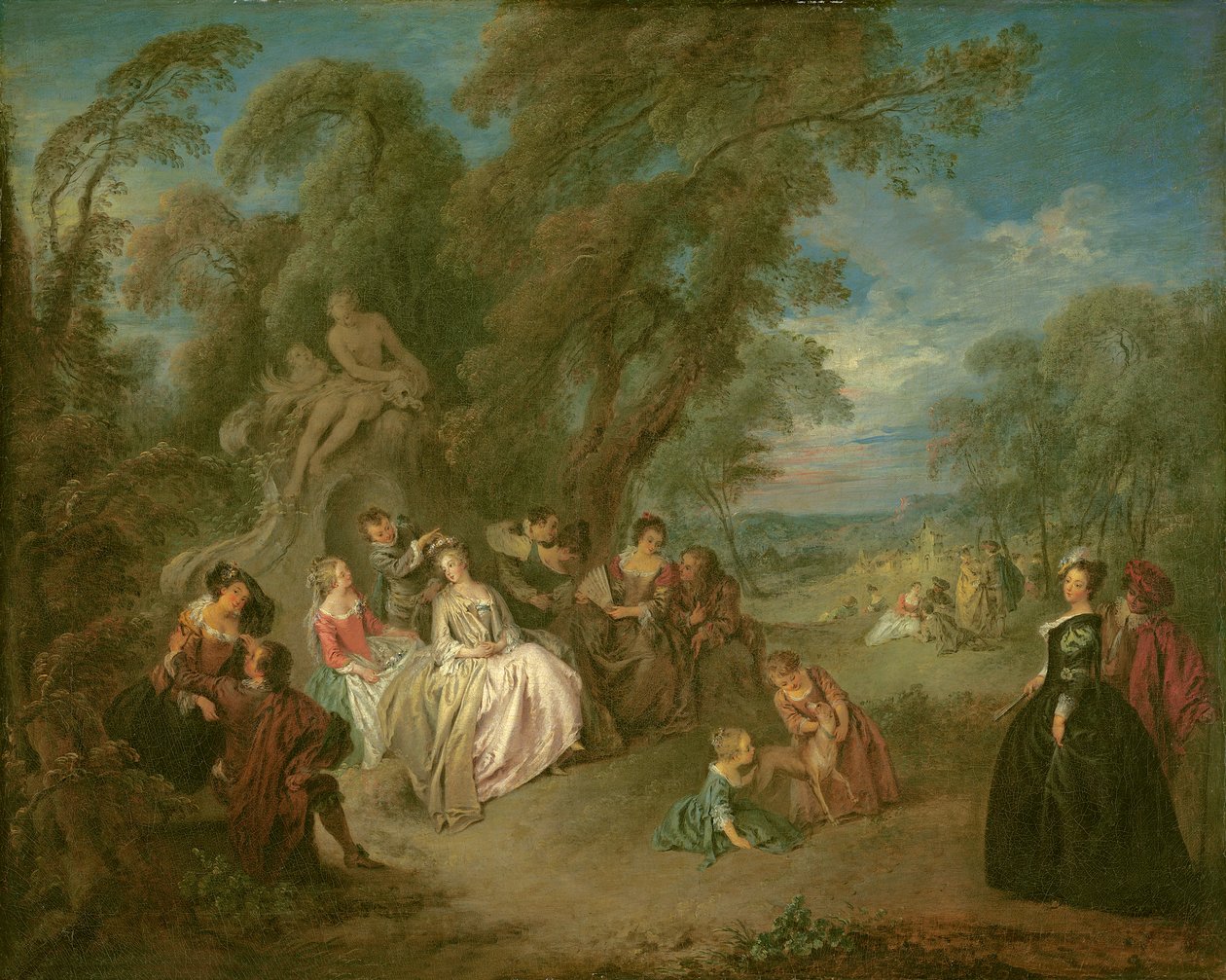 Partia Wiejska, ok. 1730 autorstwa Jean Baptiste Joseph Pater