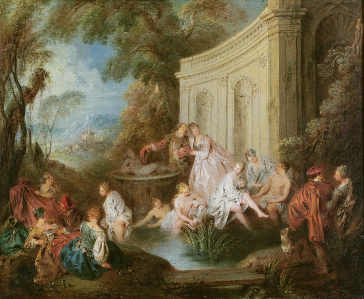 Kąpiący się autorstwa Jean Baptiste Joseph Pater