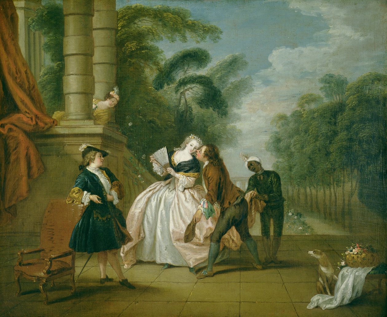 Pocałunek autorstwa Jean Baptiste Joseph Pater