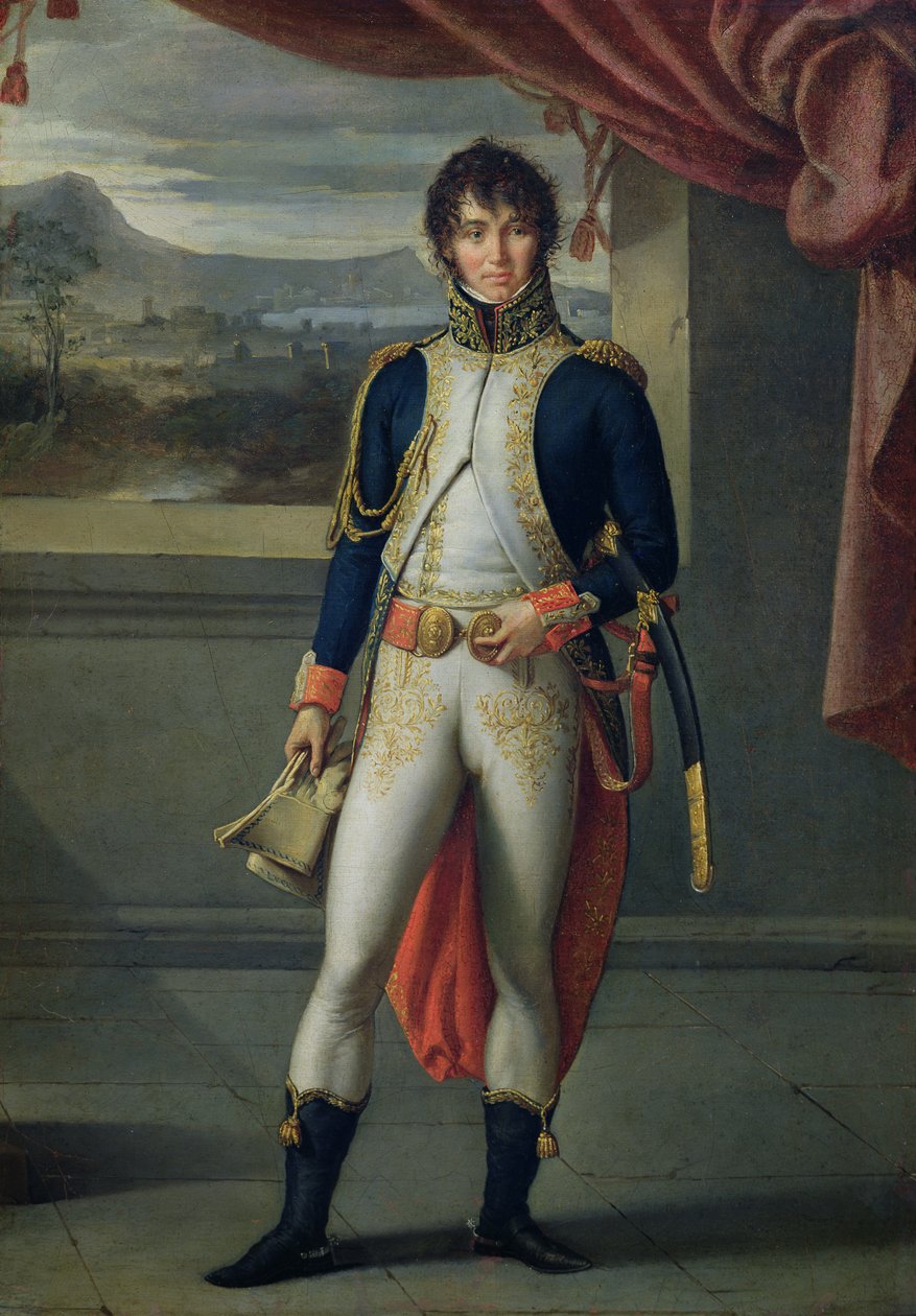 Joachim Murat (1767-1815) autorstwa Jean Baptiste Joseph Wicar