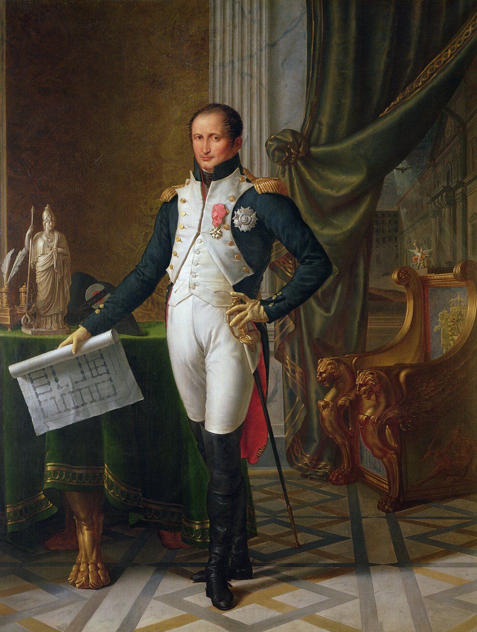 Portret Józefa Bonapartego (1768-1844) króla Hiszpanii, 1808 r. autorstwa Jean Baptiste Joseph Wicar