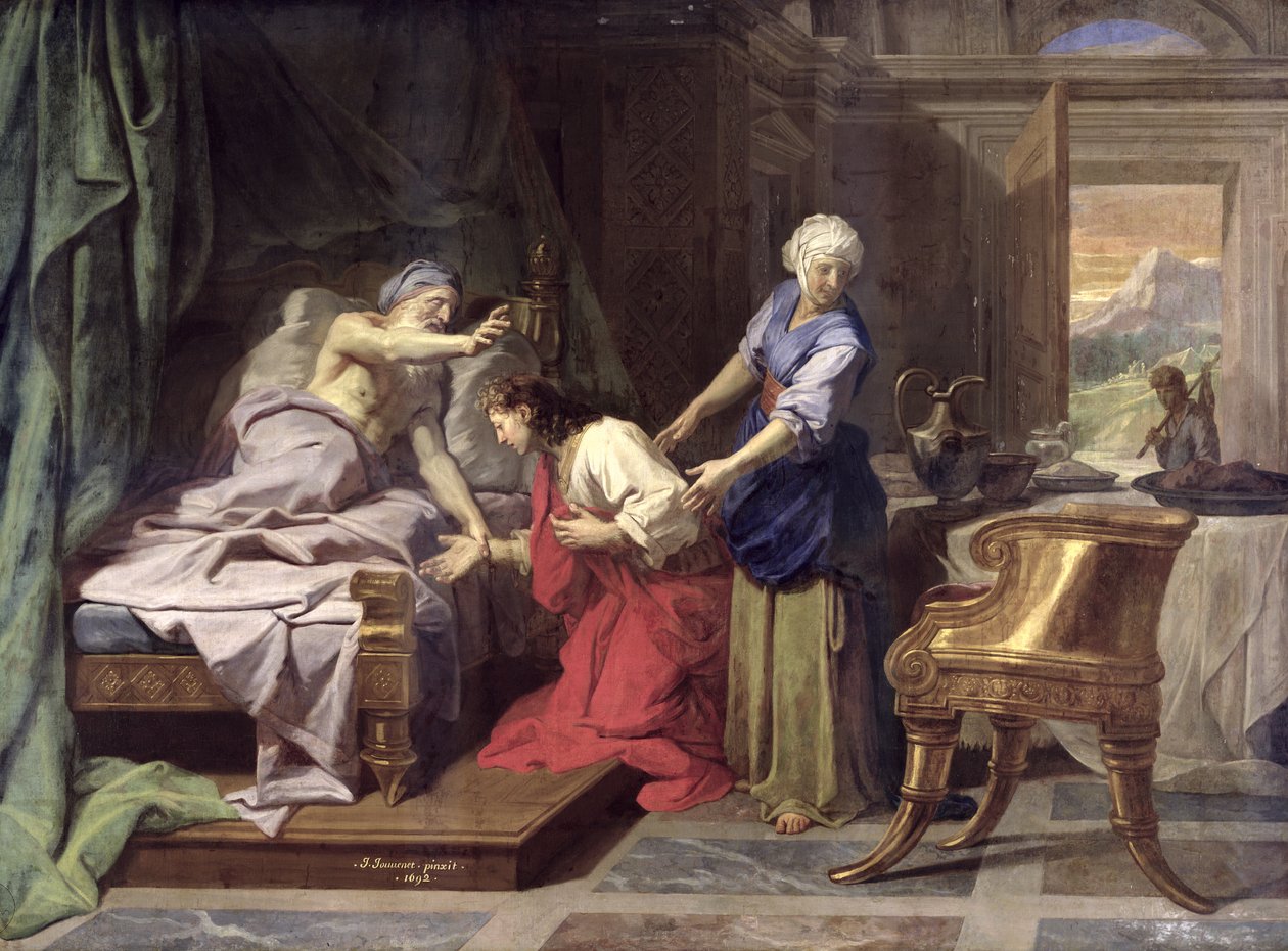 Izaak błogosławi Jakuba, 1692 autorstwa Jean Baptiste Jouvenet