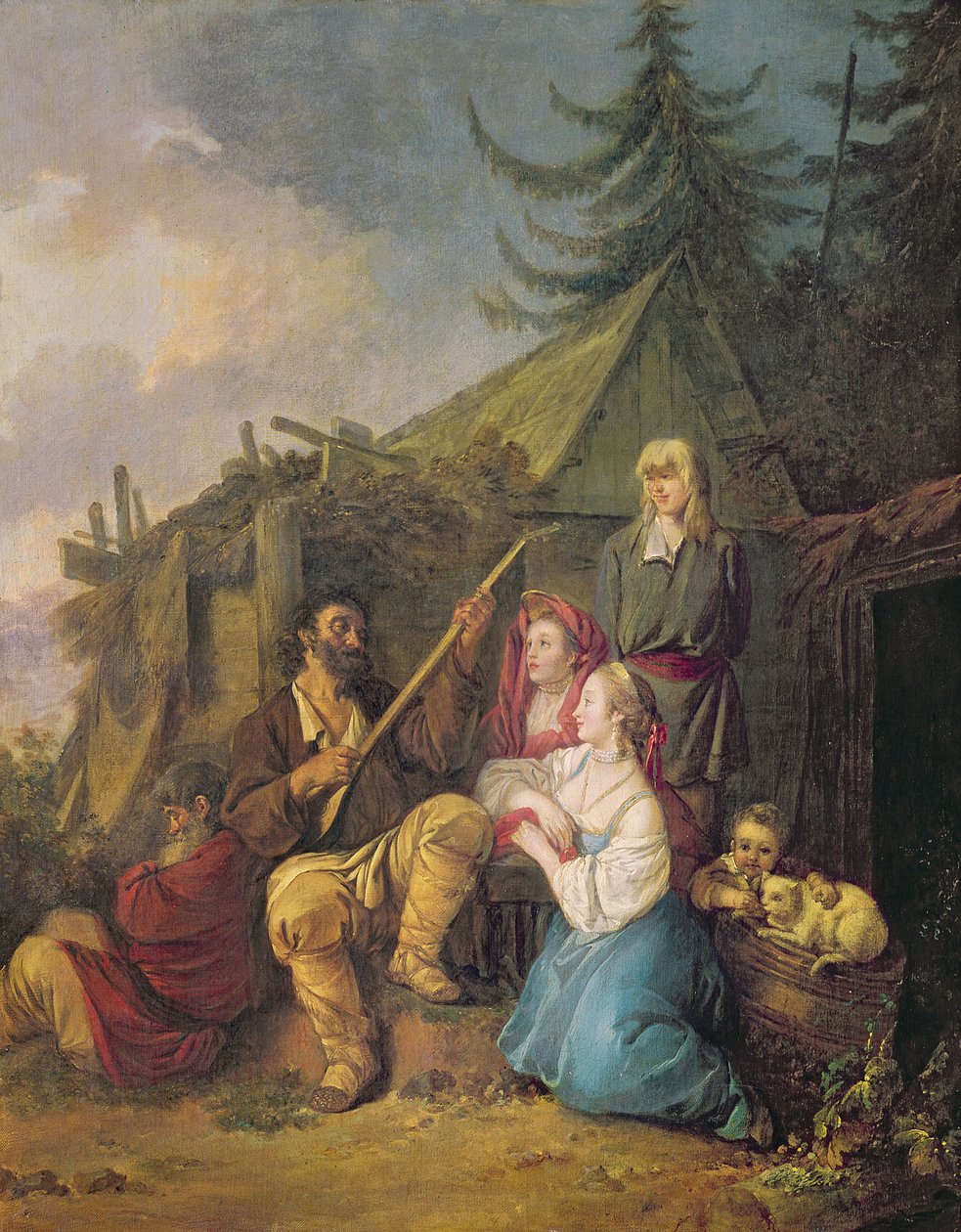 د بالالیکا لوبغاړی، 1764 پولی autorstwa Jean Baptiste Le Prince