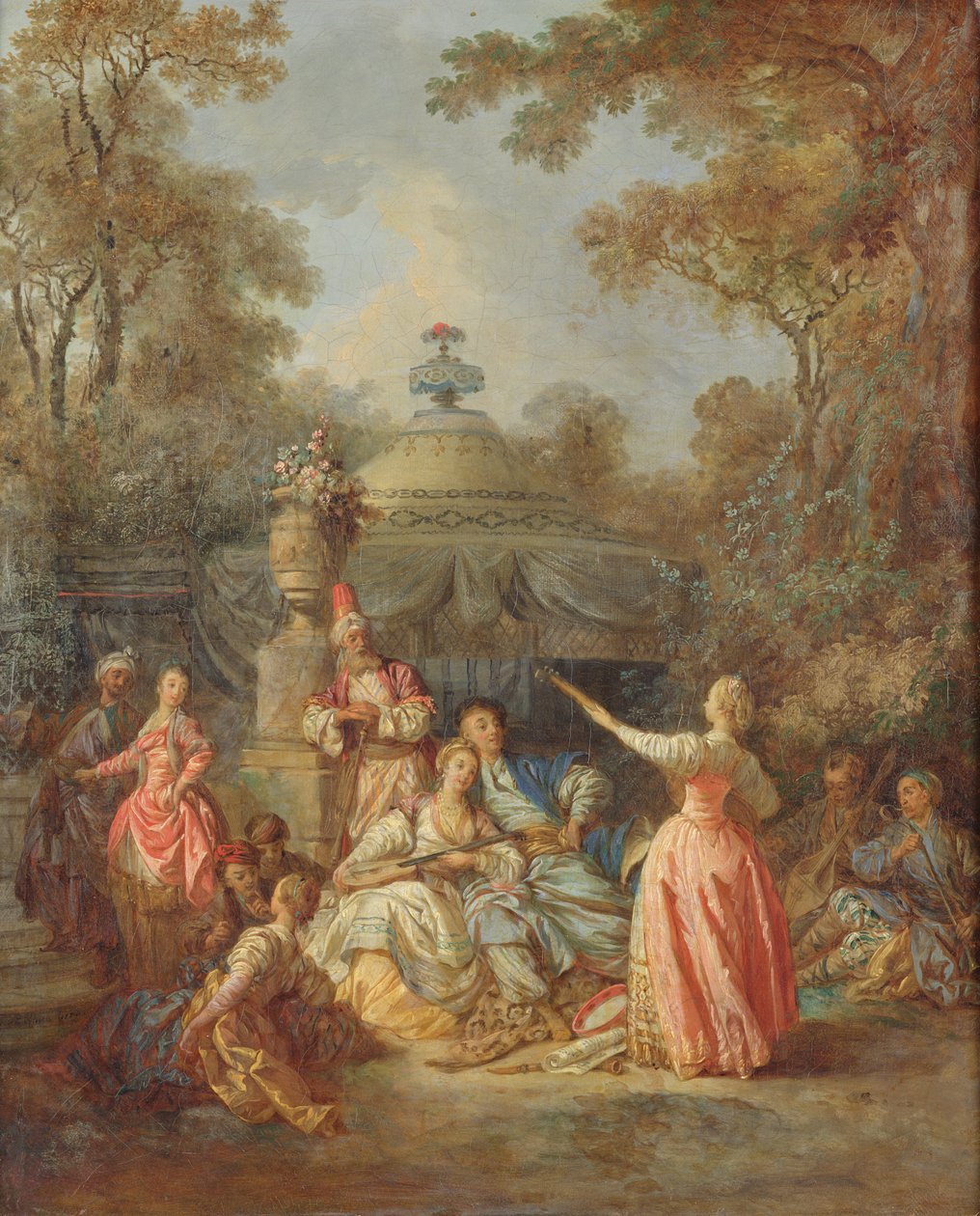 Koncert rosyjski, 1770 autorstwa Jean Baptiste Leprince