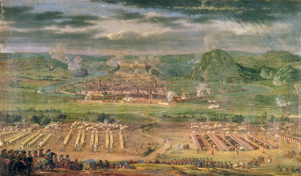 Oblężenie Besançon w maju 1674 autorstwa Jean Baptiste Martin