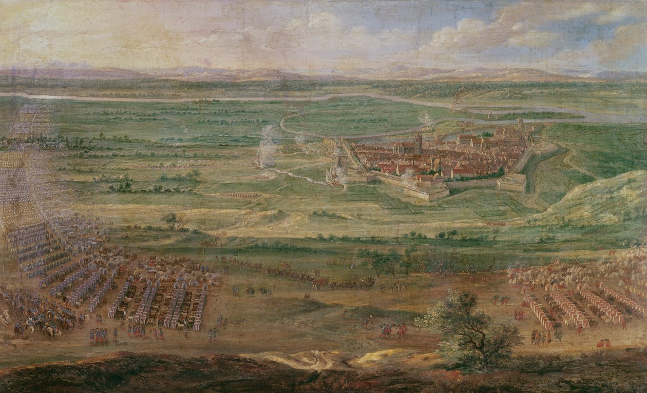 Oblężenie Dole w czerwcu 1674 r. autorstwa Jean Baptiste Martin