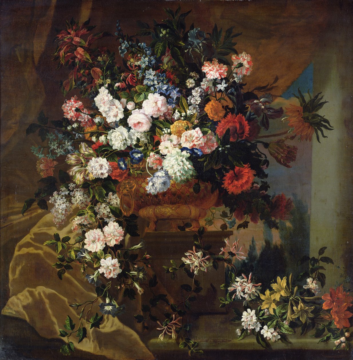 Bukiet kwiatów autorstwa Jean Baptiste Monnoyer
