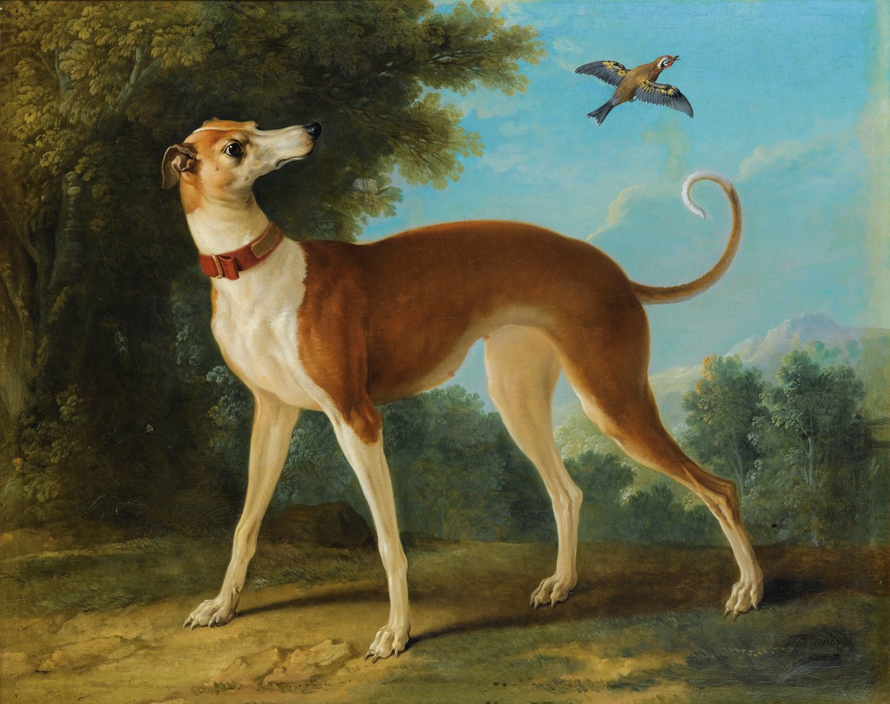Chart w krajobrazie autorstwa Jean Baptiste Oudry
