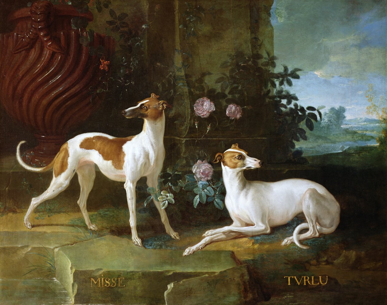 Misse i Turlu, dwa charty Ludwika XV autorstwa Jean Baptiste Oudry