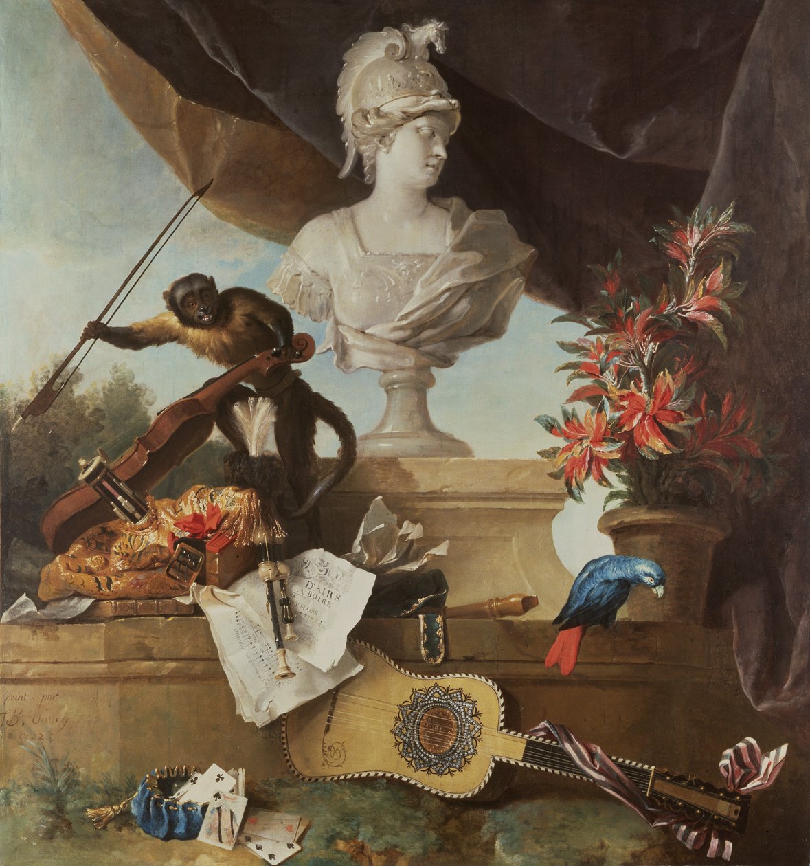 Cztery kontynenty: Europa, 1722 (patrz także 115958) autorstwa Jean Baptiste Oudry