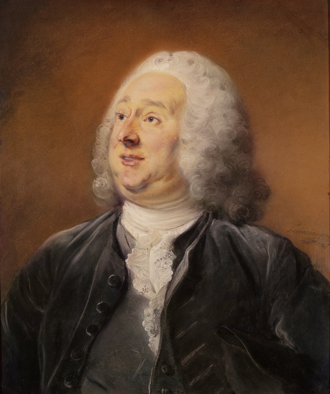 Comte de Bastard, 1747 (pastel na papierze) autorstwa Jean Baptiste Perronneau