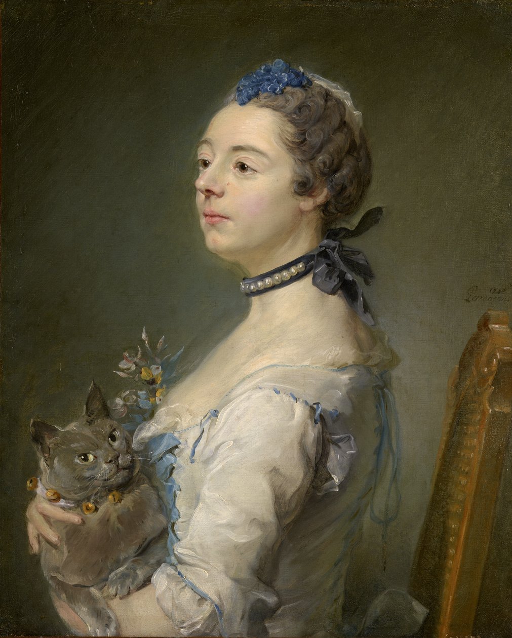 Magdalena Pinceloup de la Grange, z domu de Parseval autorstwa Jean Baptiste Perronneau