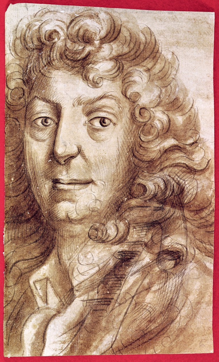 Jean Racine (1639-99) autorstwa Jean Baptiste Santerre