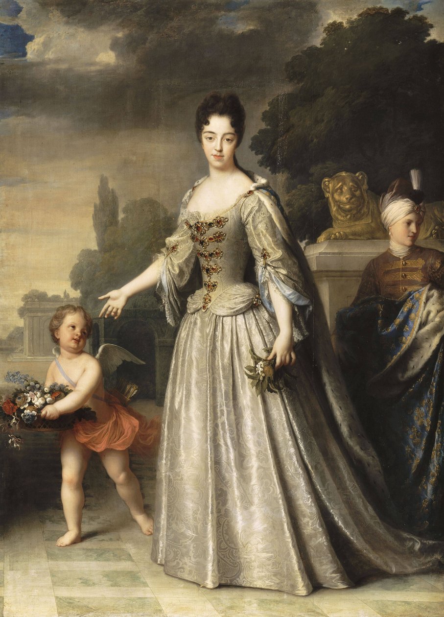 Portret Marie-Adélaïde Sabaudii autorstwa Jean Baptiste Santerre