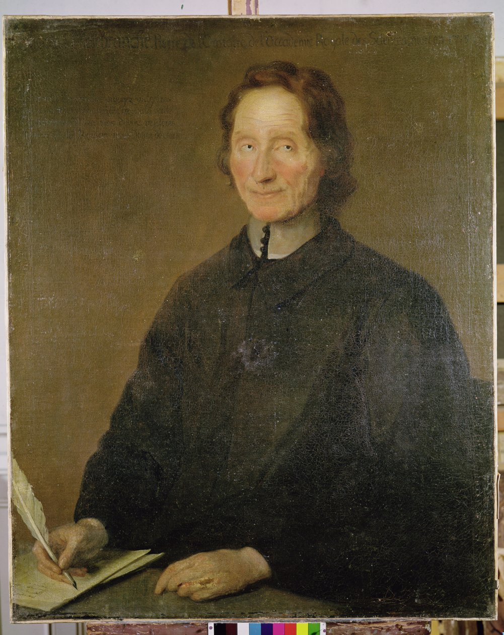 Portret Nicolasa de Malebranche (1628-1715) początek XIX wieku autorstwa Jean Baptiste Santerre