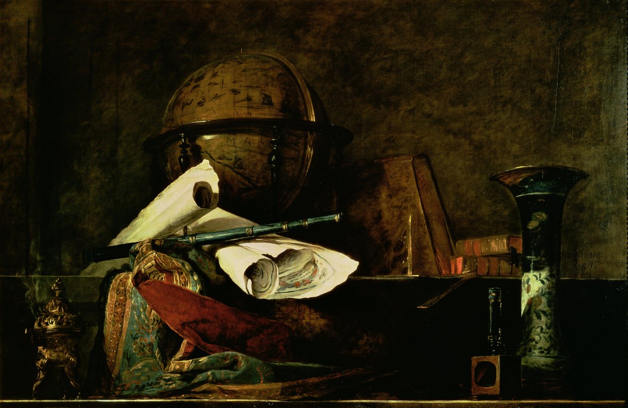 Alegoria Nauki autorstwa Jean Baptiste Simeon Chardin