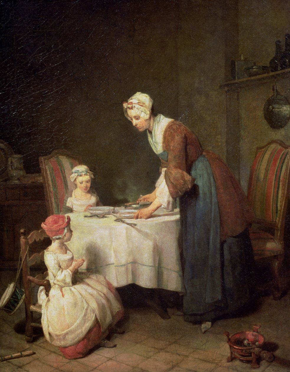 Łaska, 1740 (zob. także 204988) autorstwa Jean Baptiste Simeon Chardin