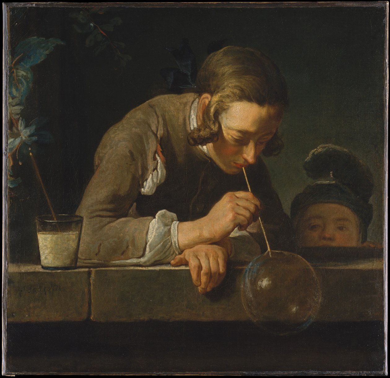 Dmuchawa do mydła autorstwa Jean Baptiste Simeon Chardin