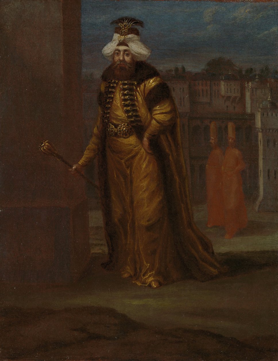 24. sułtan i 103. Kalip islamu, Mahmud I (1696-1754). autorstwa Jean Baptiste Vanmour