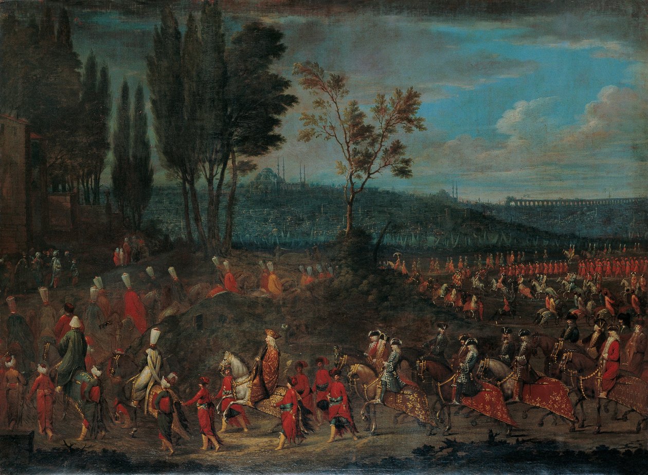 Procesja Ambasadorska autorstwa Jean Baptiste Vanmour