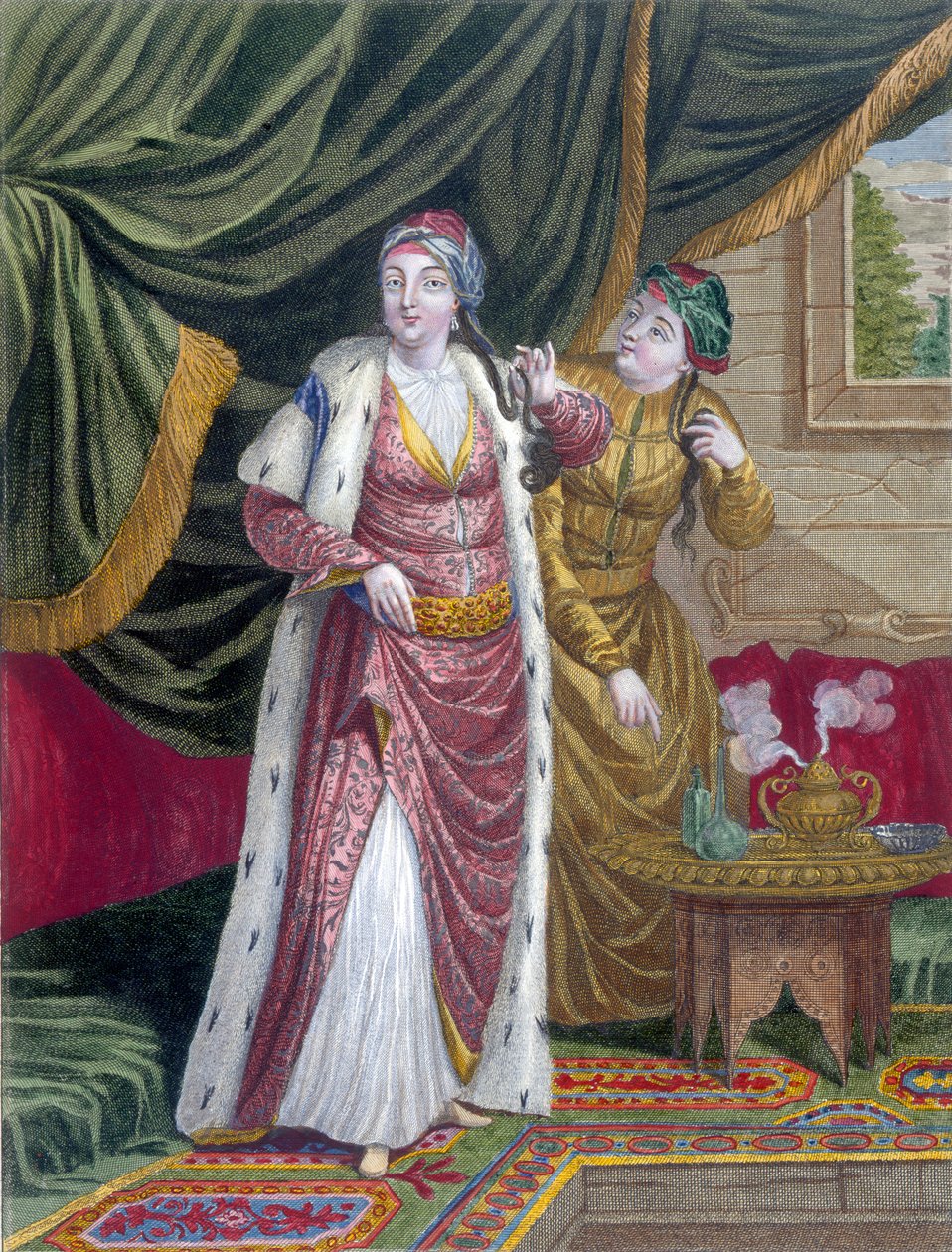 Sułtanka Asseki, ok. 1708 r. autorstwa Jean Baptiste Vanmour