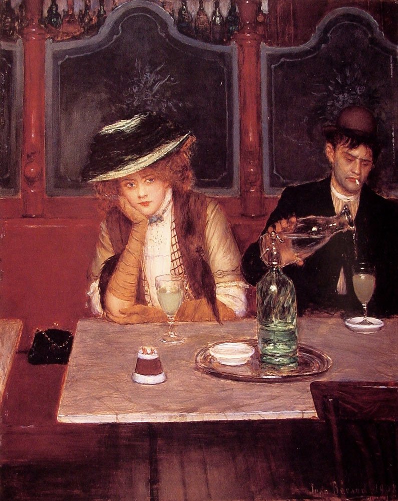 Pijący autorstwa Jean Beraud