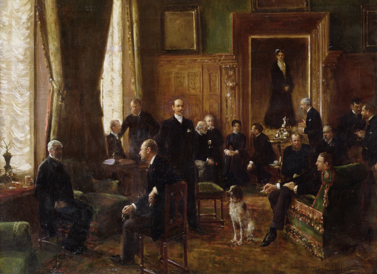 Salon Hrabiny Potockiej, 1887 autorstwa Jean Beraud