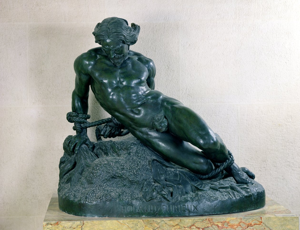 Orlando Furioso (brąz) autorstwa Jean Bernard Duseigneur