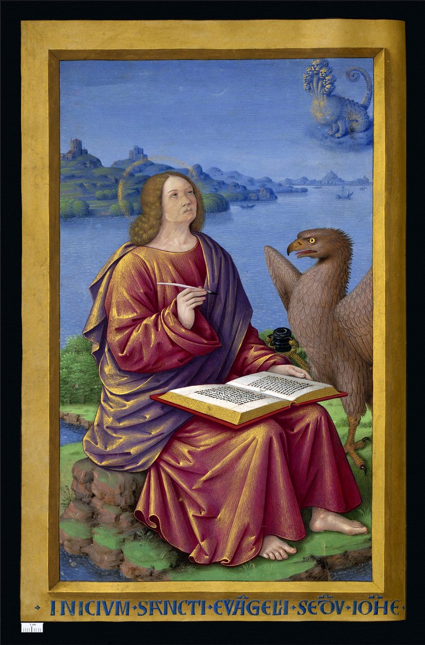 Jan Ewangelista autorstwa Jean Bourdichon