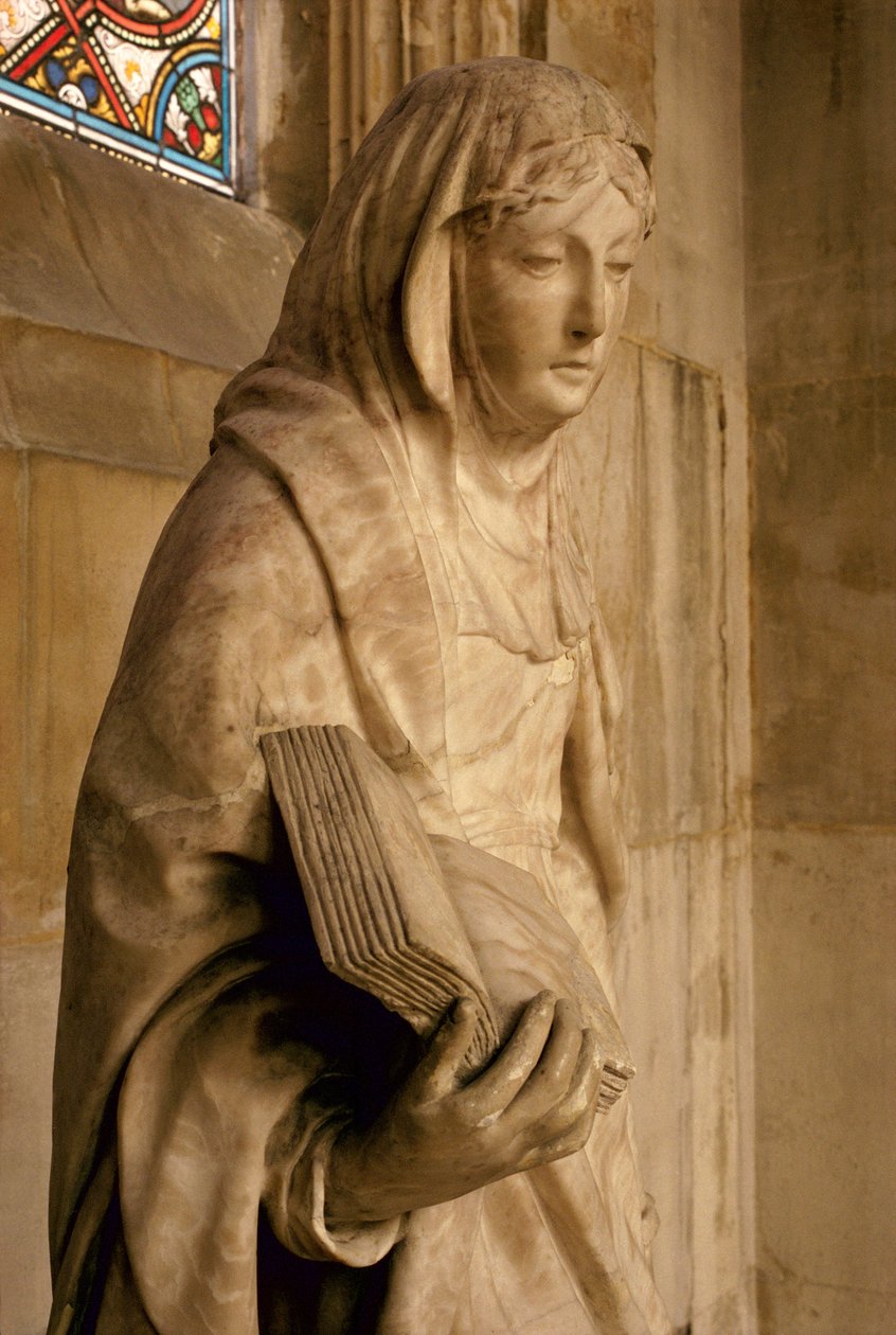 Św. Anna i jej córka Dziewica Maryja, fragment marmuru Św. Anny patrz także 248122 i 248123 autorstwa Jean Bullant