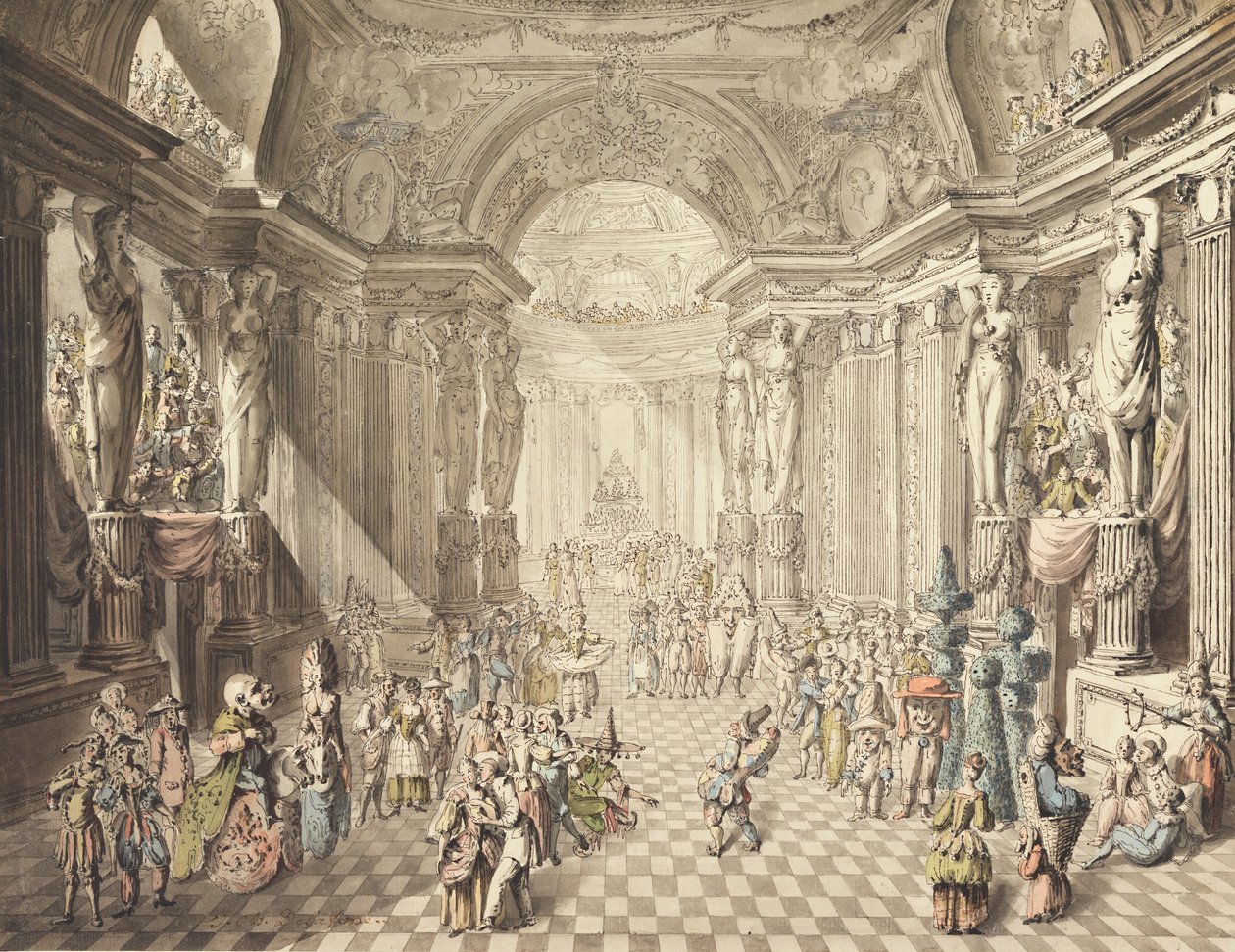Maskarada autorstwa Charles de la Fosse