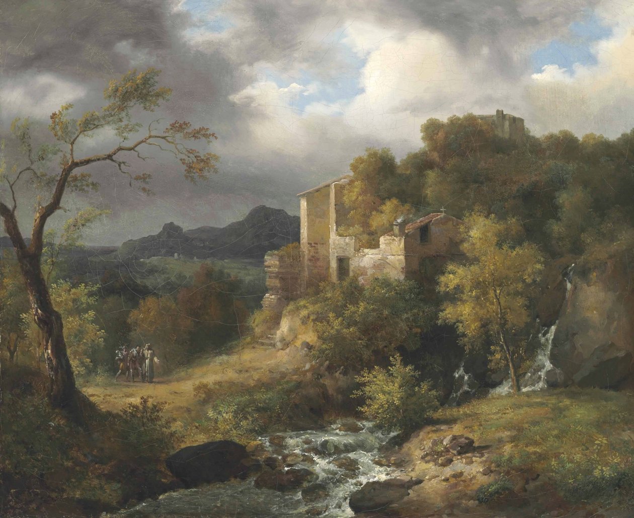 Krajobraz z ruinami autorstwa Jean Charles Joseph Rémond