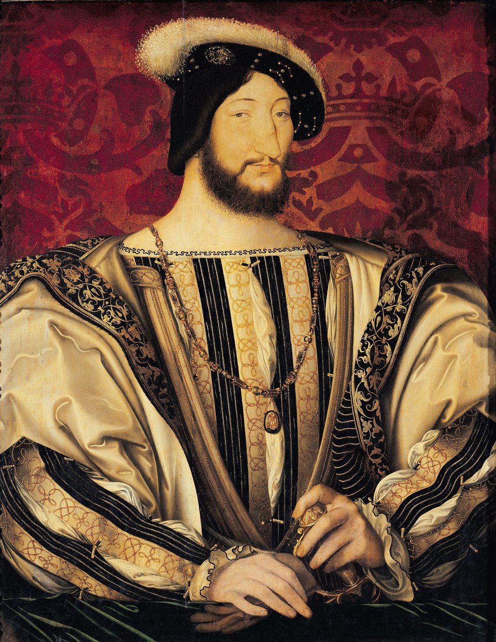 Franciszek I (1494-1547) autorstwa Jean Clouet