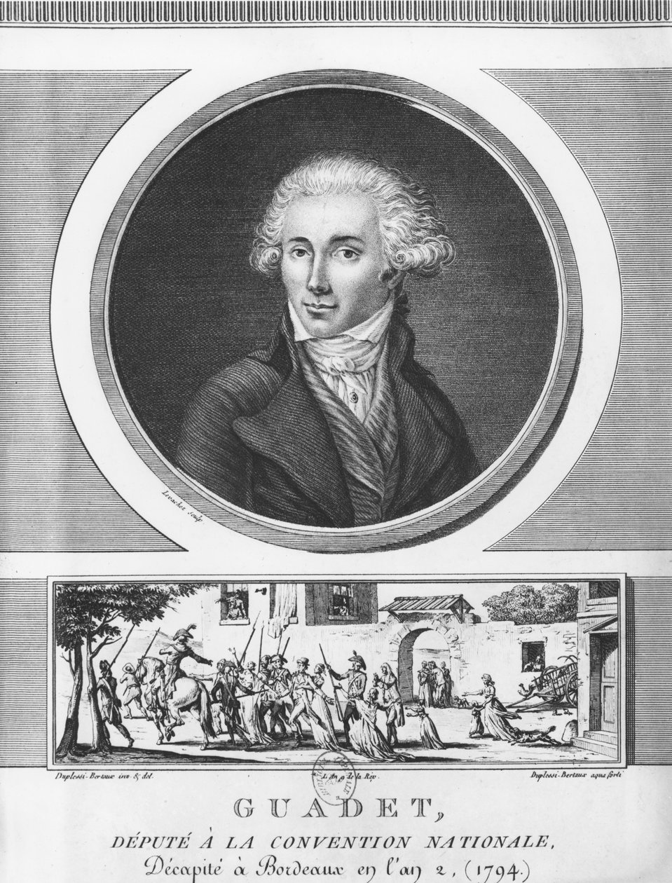 Marguerite-Élie Guadet autorstwa Jean Duplessi Bertaux