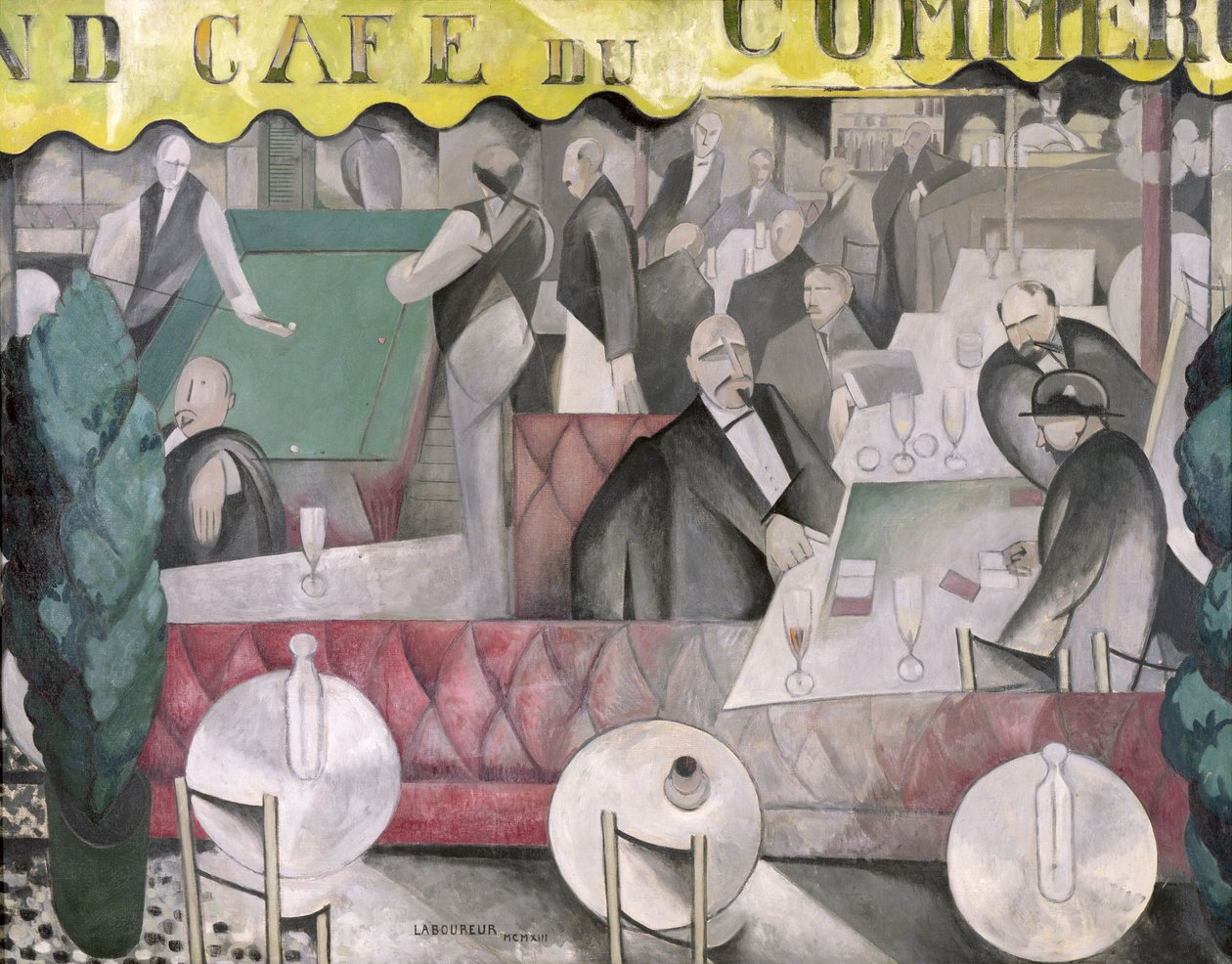 Cafe du Commerce autorstwa Jean Emile Laboureur