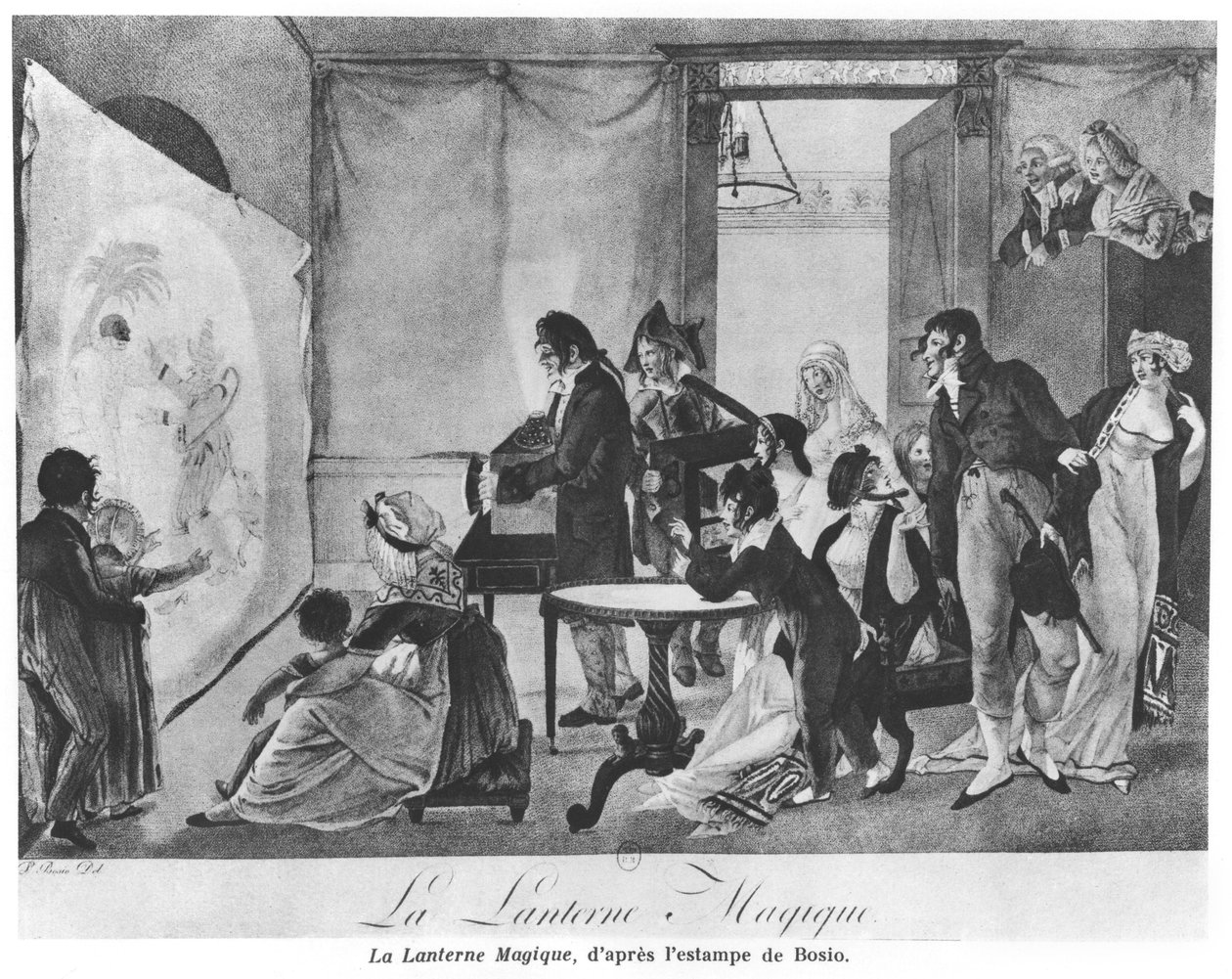 Magiczna Latarnia, 1798 autorstwa Jean Francois Bosio