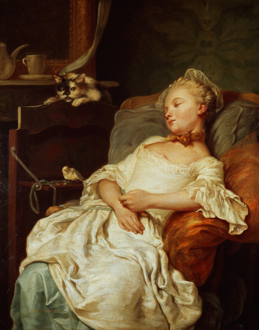 Śpiący, 1759 autorstwa Jean Francois Colson