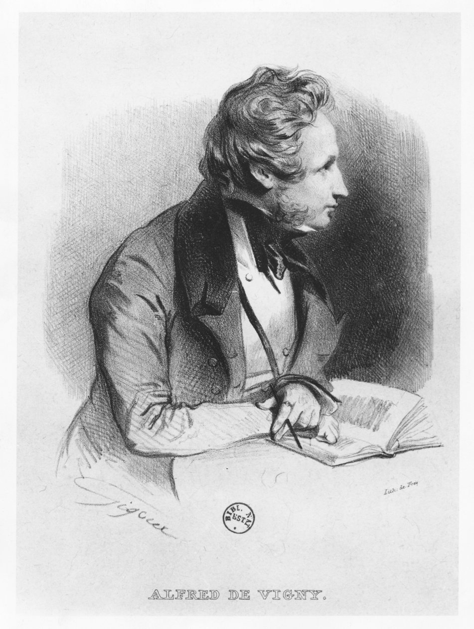 Alfred de Vigny autorstwa Jean Francois Gigoux