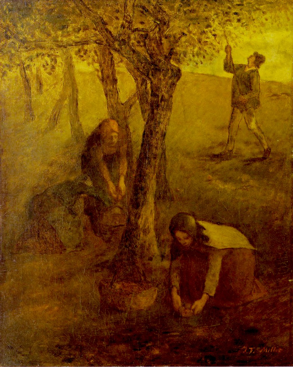 Zbieranie jabłek autorstwa Jean Francois I Millet