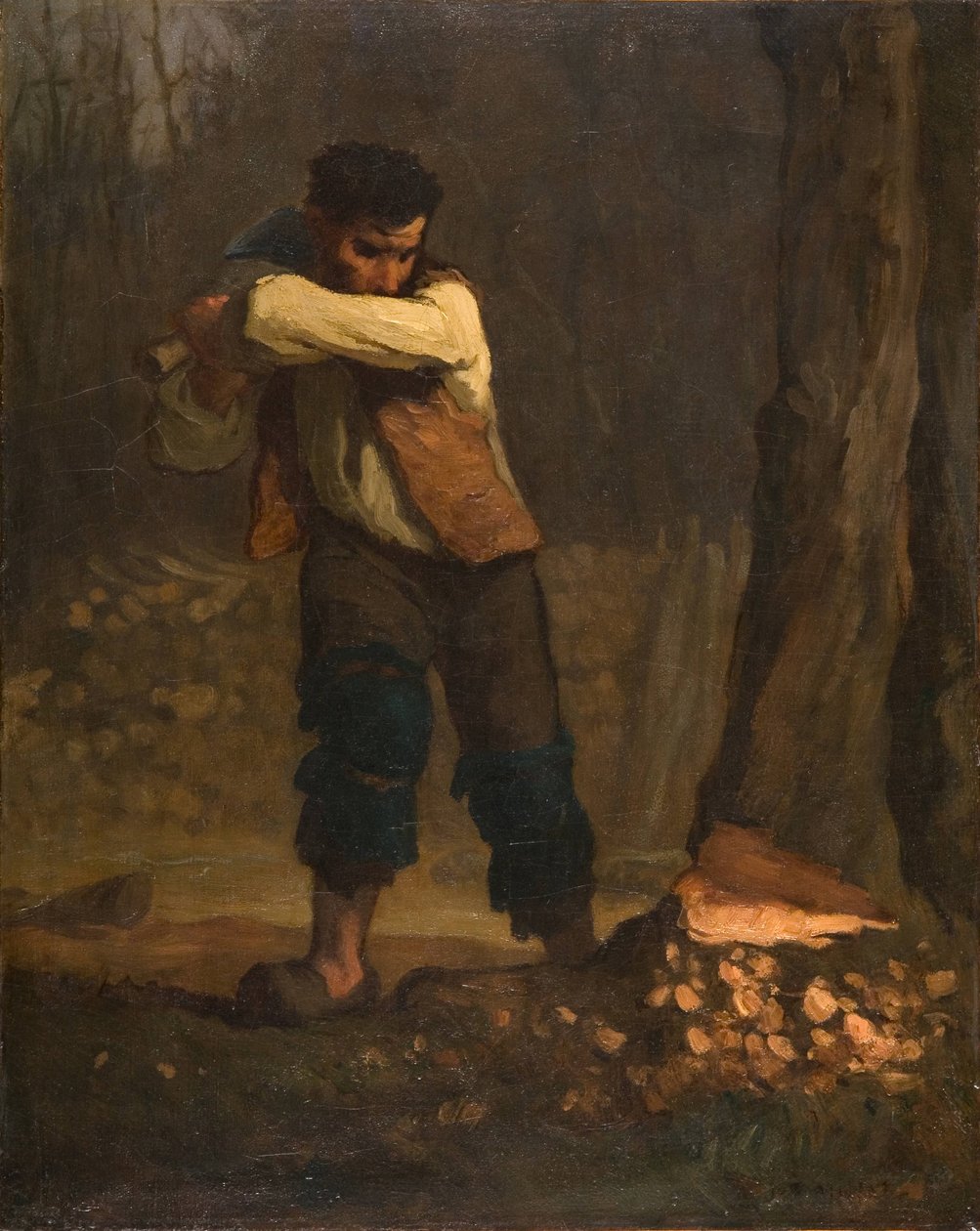Drwal autorstwa Jean Francois Millet