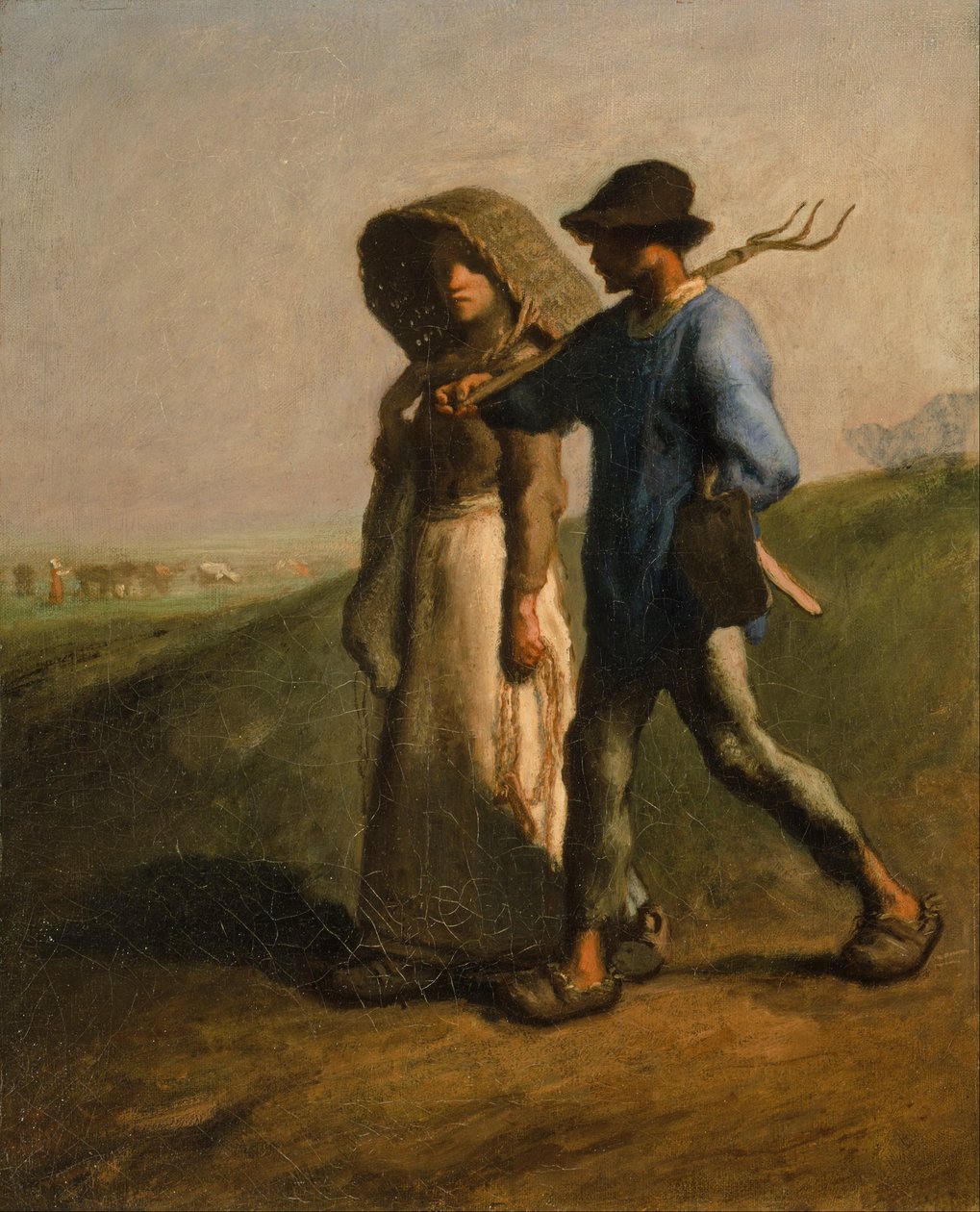 Iść do pracy autorstwa Jean Francois Millet