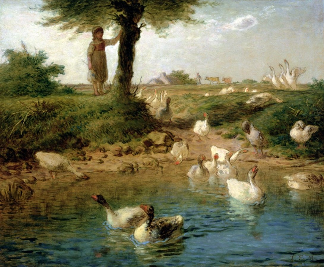 hodowca gęsi autorstwa Jean Francois Millet