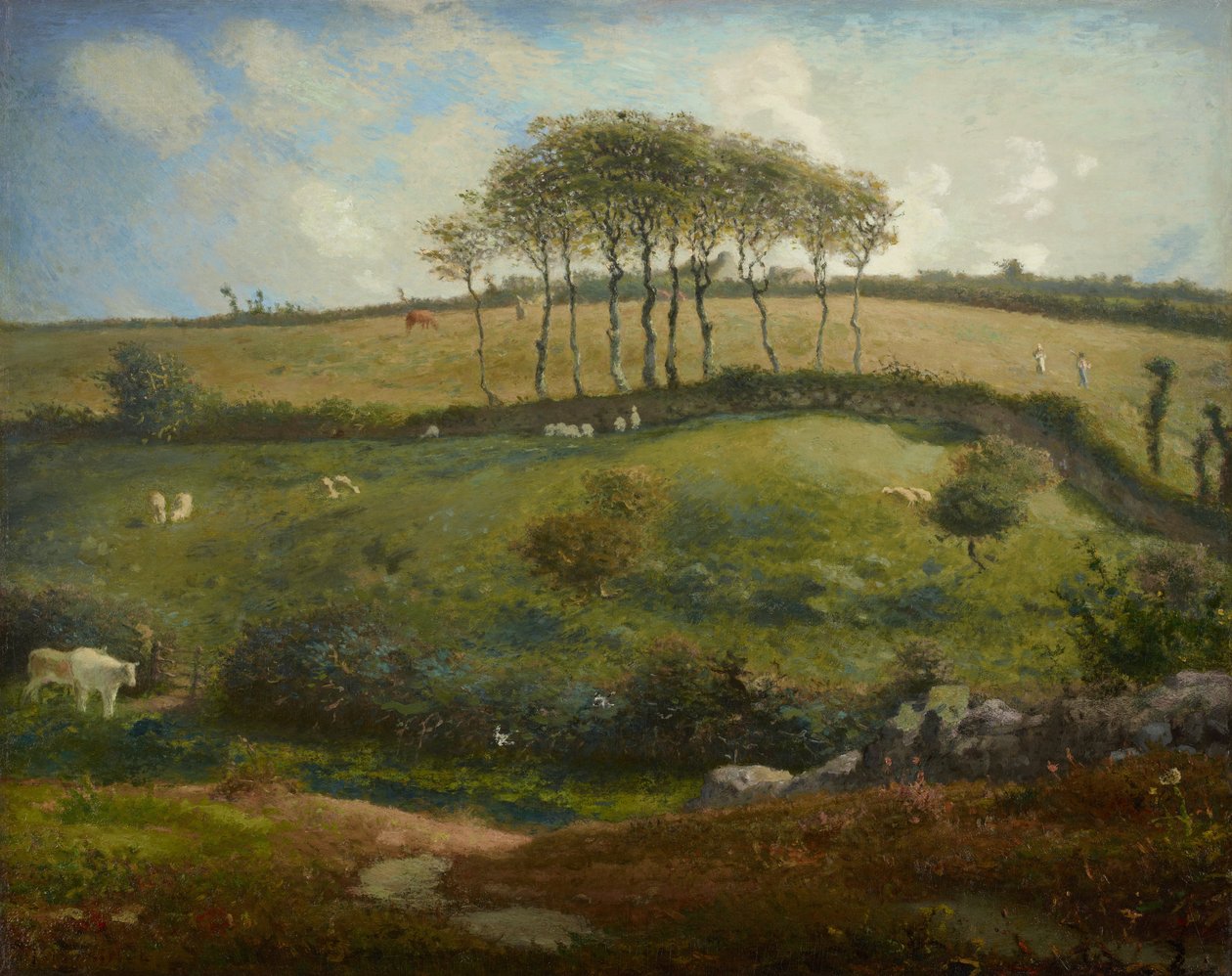 Pastwisko w pobliżu Cherbourga (Normandia) autorstwa Jean Francois Millet